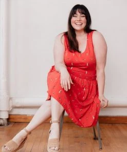 Mata Traders Asheville Red Swimmers Dress 2 Mata Traders Asheville Red Swimmers Dress