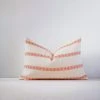 Soil To Studio Home Goods Asima Throw Pillow Cover - Orange + Cream