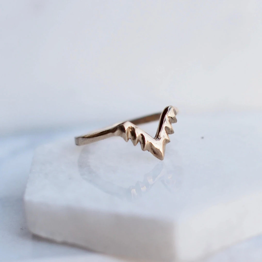 Iron Oxide Aster Stacking Ring Jewelry Iron Oxide Aster Stacking Ring Jewelry