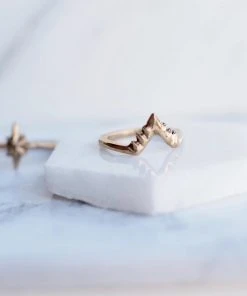 Iron Oxide Aster Stacking Ring Set