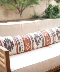 August Sage Estrellas Wool Lumbar Pillow Throw Pillows