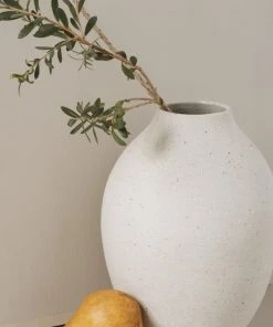 August Sage Home Goods Francesca Large Stoneware Vase