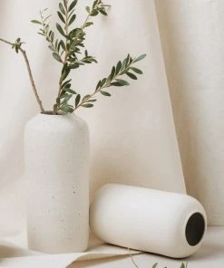August Sage Gemma Stoneware Vase
