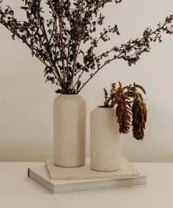 August Sage Gemma Stoneware Vase