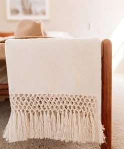 August Sage BIPOC Owned Luna Alpaca Throw Blanket