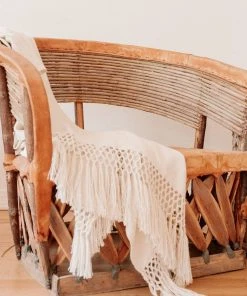 August Sage BIPOC Owned Luna Alpaca Throw Blanket