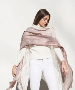 Studio Variously Auro Linen Scarf - White Accessories