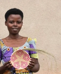 Azizi Life Boutique Bariku Woven Bowls - Brights