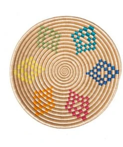 Azizi Life Boutique Bariku Woven Bowls - Brights