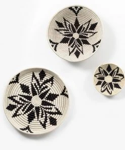 Azizi Life Home Goods Boutique Cactus Blossom Woven Bowls