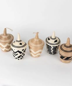 Azizi Life Home Goods Boutique Clover Sisal Peace Basket