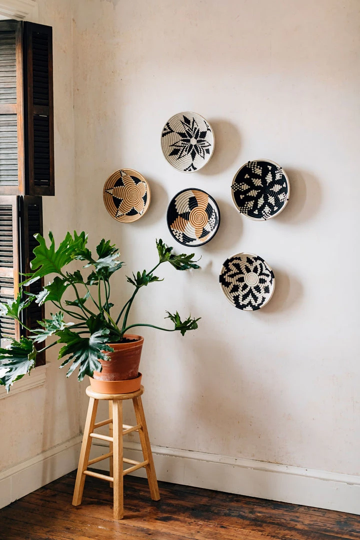 Azizi Life Boutique Kaleidoscope Woven Bowls Azizi Life Boutique Kaleidoscope Woven Bowls