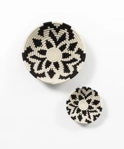 Azizi Life Boutique Shamrock Woven Bowls Home Goods