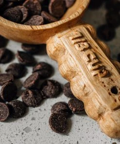 Azizi Life Home Goods Ruby Wooden Measuring Cup Set