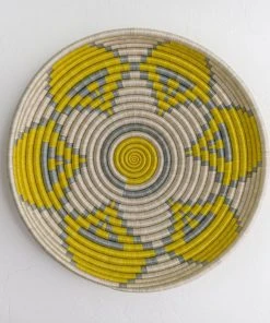 Azizi Life Home Goods Sunburst Woven Wall Hanging