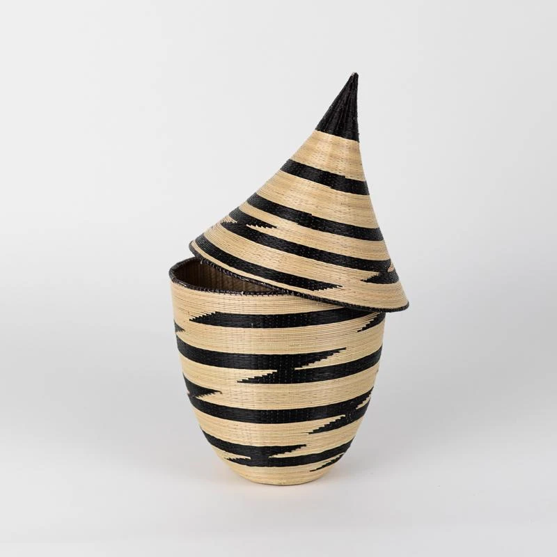 Azizi Life Traditional Grass Peace Basket Azizi Life Traditional Grass Peace Basket