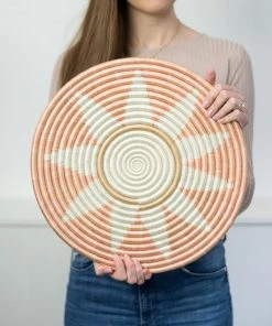 Azizi Life Home Goods Zuba Flat Woven Wall Hanging