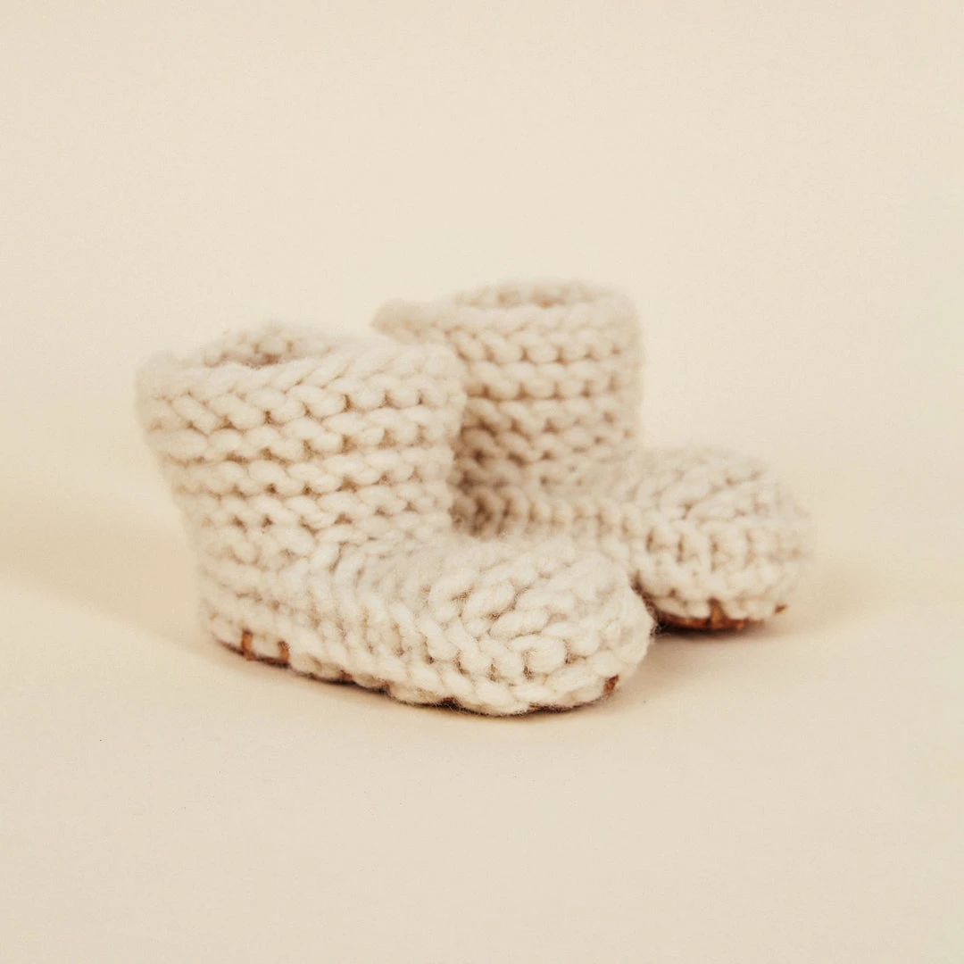 Chilote Best Sellers Baby's Salmon Leather Slippers Chilote Best Sellers Baby's Salmon Leather Slippers