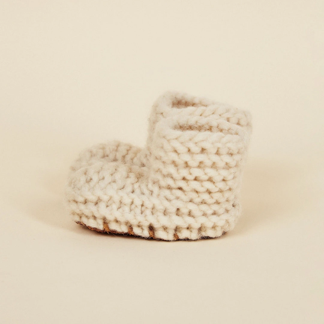 Chilote Best Sellers Baby's Salmon Leather Slippers Chilote Best Sellers Baby's Salmon Leather Slippers