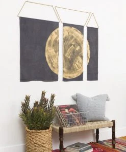 Conejo & Co Ballena Wall Hanging - Gold Home Goods