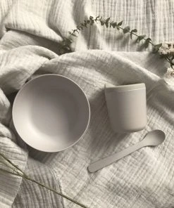 EKOBO Bambino Recycled Bamboo Toddler Feeding Set 8 EKOBO Bambino Recycled Bamboo Toddler Feeding Set