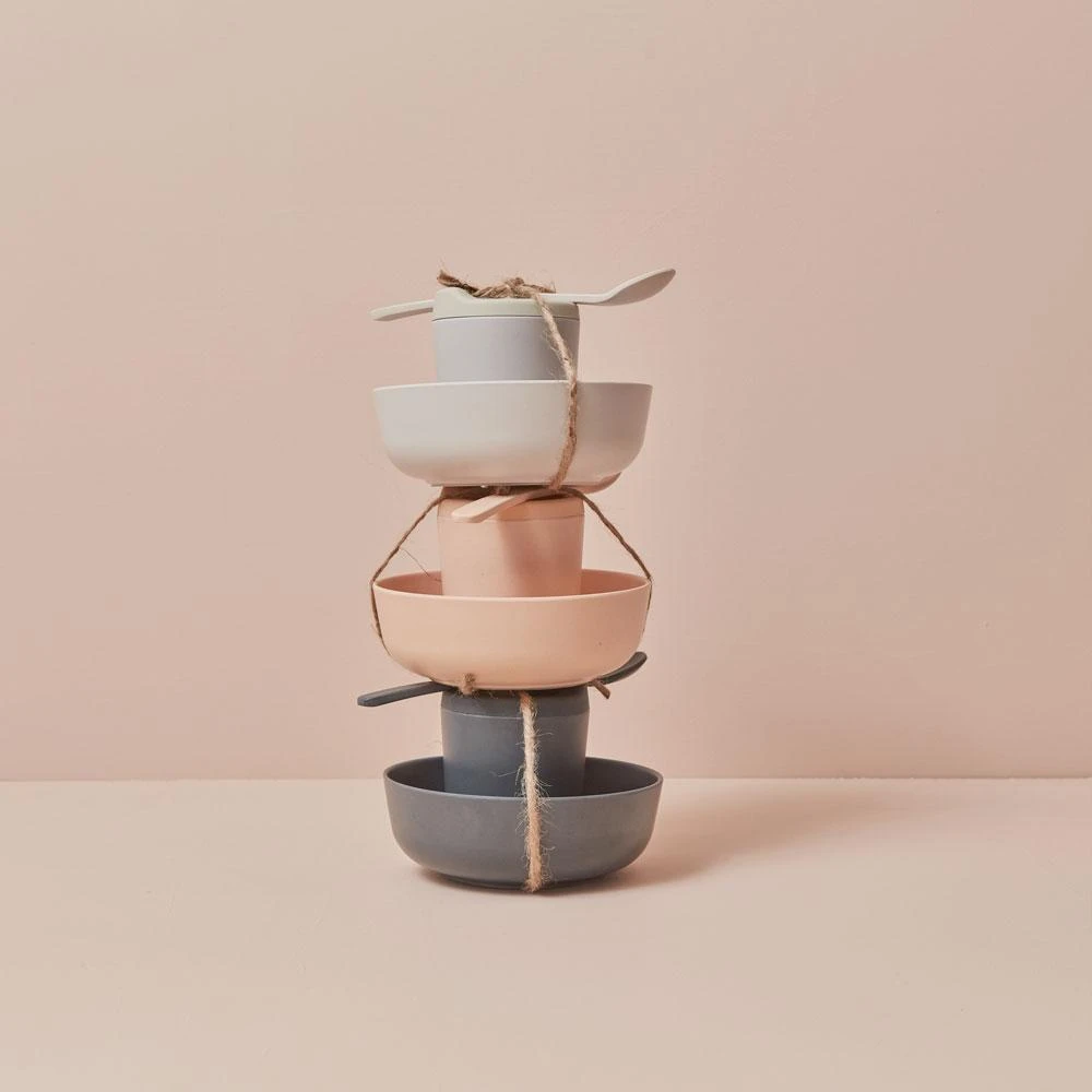 EKOBO Bambino Recycled Bamboo Toddler Feeding Set EKOBO Bambino Recycled Bamboo Toddler Feeding Set