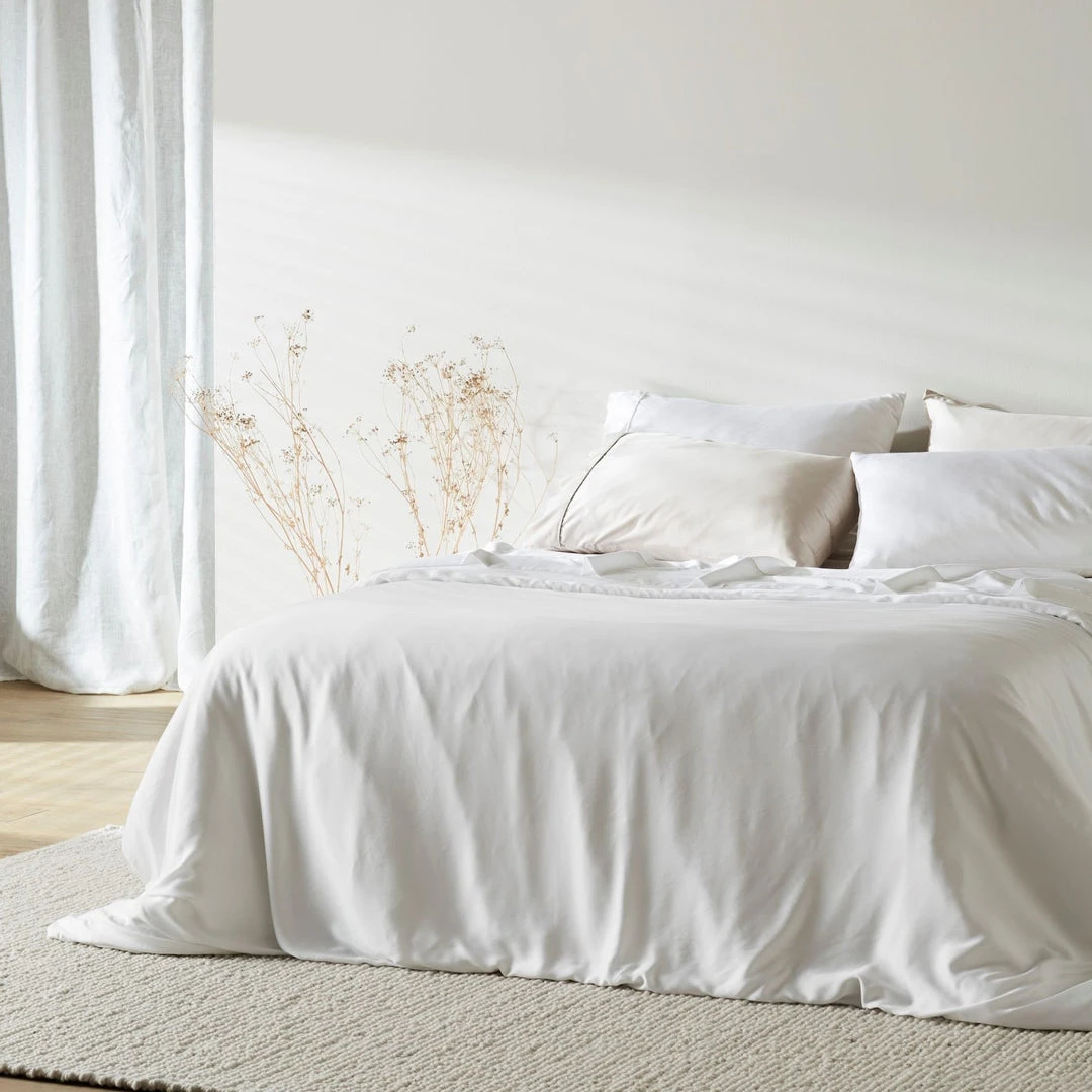 Ettitude Bamboo Sateen Duvet Cover - Cloud Best Sellers Ettitude Bamboo Sateen Duvet Cover - Cloud Best Sellers