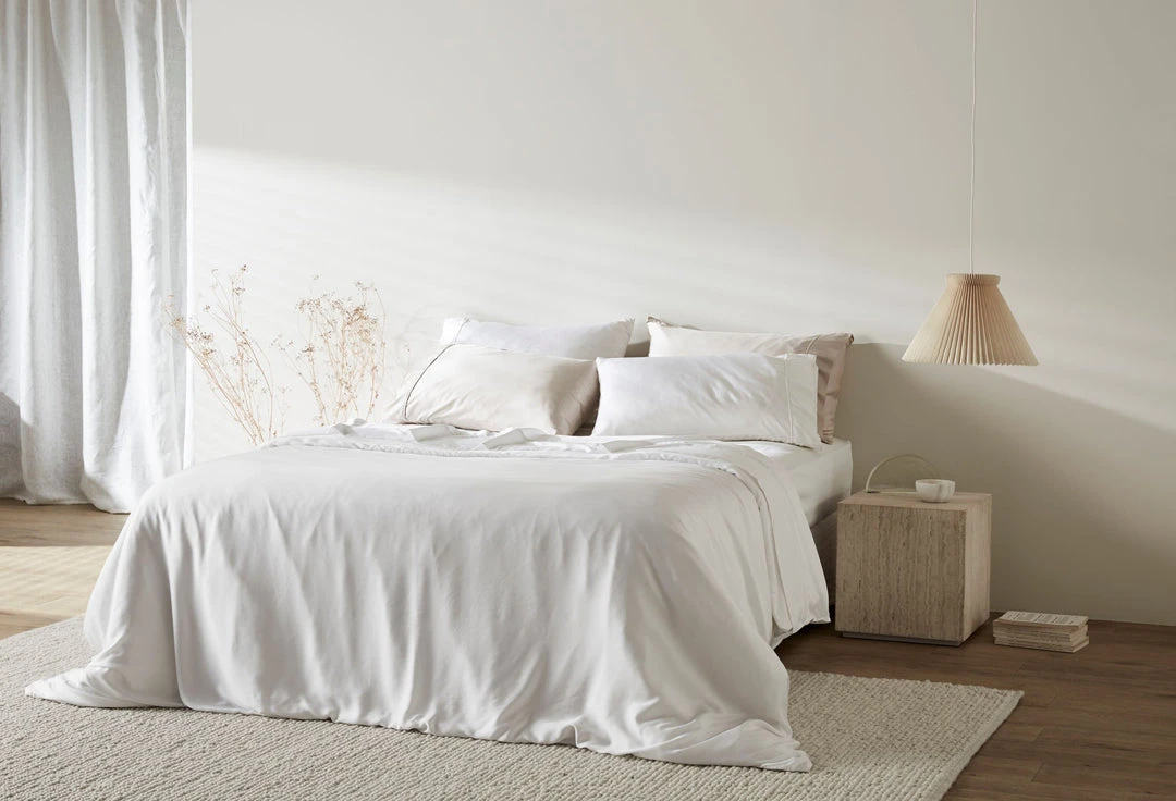 Ettitude Bamboo Sateen Duvet Cover - Cloud Best Sellers Ettitude Bamboo Sateen Duvet Cover - Cloud Best Sellers