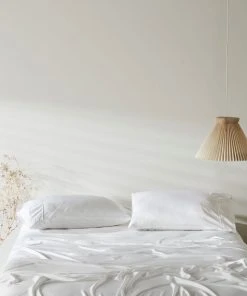 Ettitude Best Sellers Bamboo Sateen Fitted Sheet - Cloud