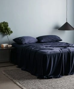 Ettitude Bamboo Sateen Duvet Cover - Ocean