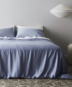 Ettitude Bamboo Sateen Duvet Cover - Sky Home Goods