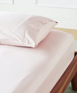 Ettitude Bamboo Sateen Fitted Sheet - Rose Sustainable Materials