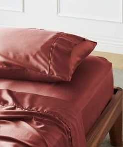 Ettitude Home Goods Bamboo Sateen Flat Sheet - Canyon