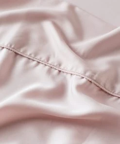 Ettitude Bamboo Sateen Flat Sheet - Rose Sustainable Materials