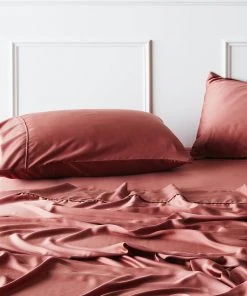 Ettitude Home Goods Bamboo Sateen Pillowcase Set - Canyon