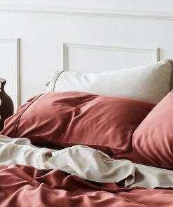 Ettitude Home Goods Bamboo Sateen Pillowcase Set - Canyon