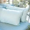 Ettitude Bamboo Sateen Pillowcase Set - Starlight Blue Stripes