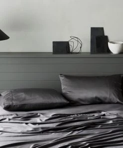 Ettitude Best Sellers Bamboo Sateen Sheet Set - Slate