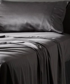 Ettitude Best Sellers Bamboo Sateen Sheet Set - Slate
