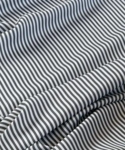 Ettitude Bamboo Sateen Sheet Set - Slate Stripes