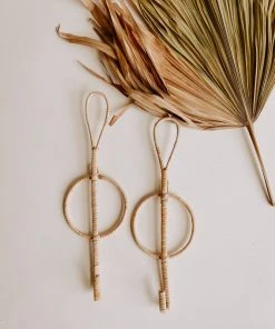 Village Thrive Banyak Rattan Wall Hook Set Home Goods