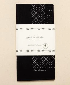 Jenni Earle Be Brave Bandana - Black Best Sellers