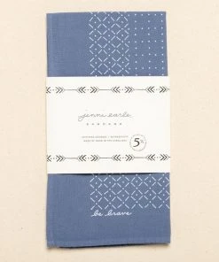 Jenni Earle Be Brave Bandana - River Blue