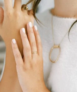 Sara Patino Jewelry Be Light Recycled Gold Stacking Ring
