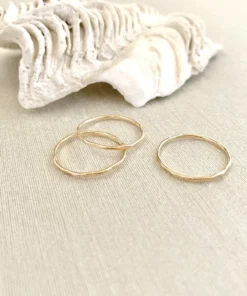 Sara Patino Jewelry Be Light Recycled Gold Stacking Ring