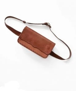 Purse & Clutch Leather Belt Bag - Russet Brown 9 Purse & Clutch Leather Belt Bag - Russet Brown