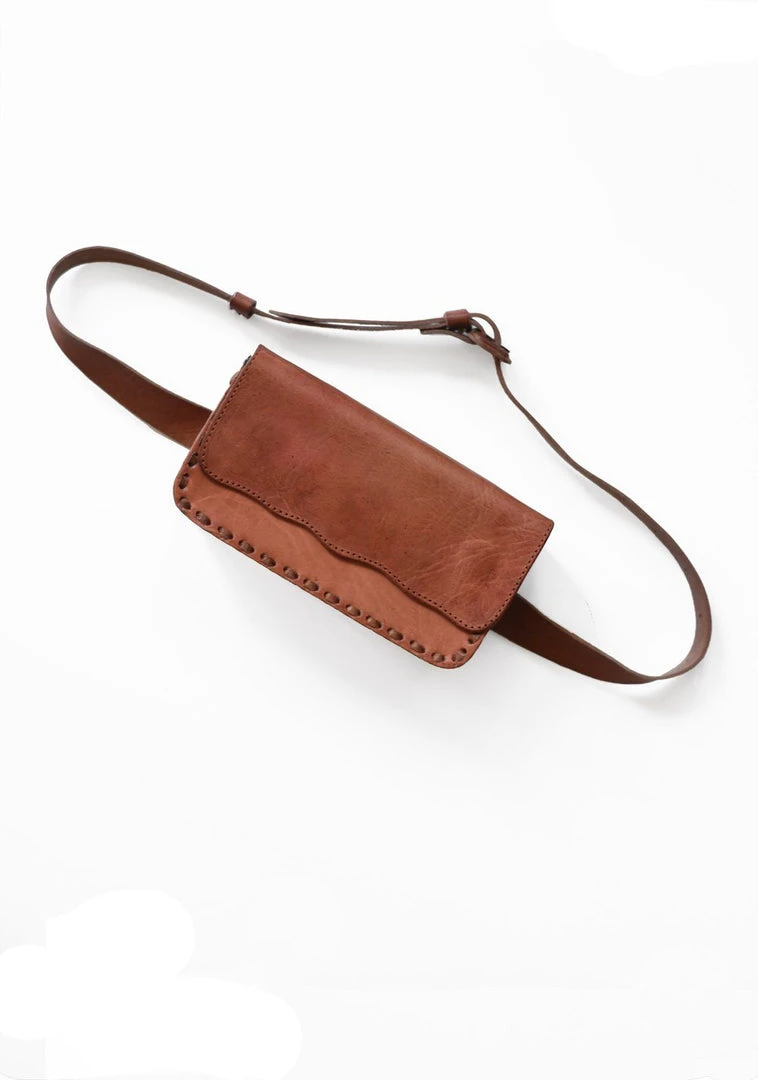 Purse & Clutch Leather Belt Bag - Russet Brown Purse & Clutch Leather Belt Bag - Russet Brown
