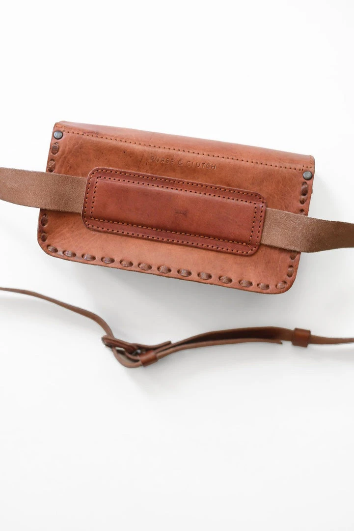 Purse & Clutch Leather Belt Bag - Russet Brown Purse & Clutch Leather Belt Bag - Russet Brown