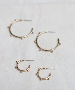 Yewo Jewelry Bentu Recycled Hoop Earrings