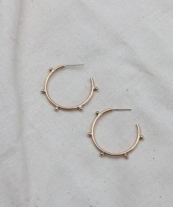 Yewo Jewelry Bentu Recycled Hoop Earrings